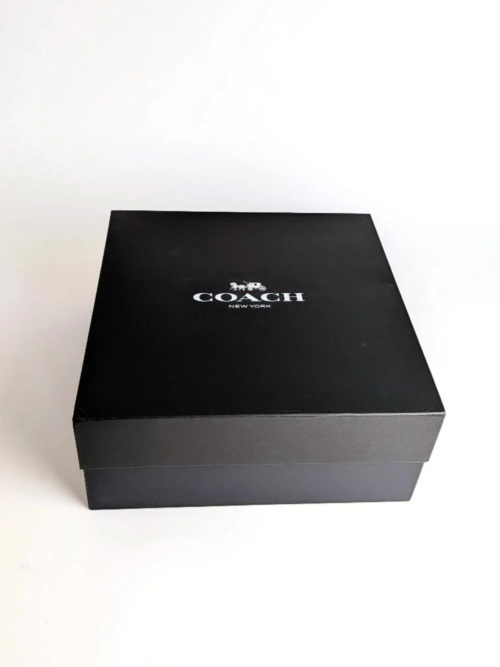 Authentic COACH Large Black Gift Storage Box with Lid